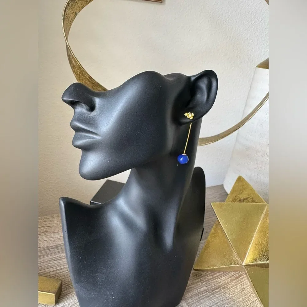 Blueberry drop Earrings A1247 - Picture 4 of 4